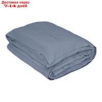Одеяло "Тиффани", размер 195х220 см, цвет серо-голубой