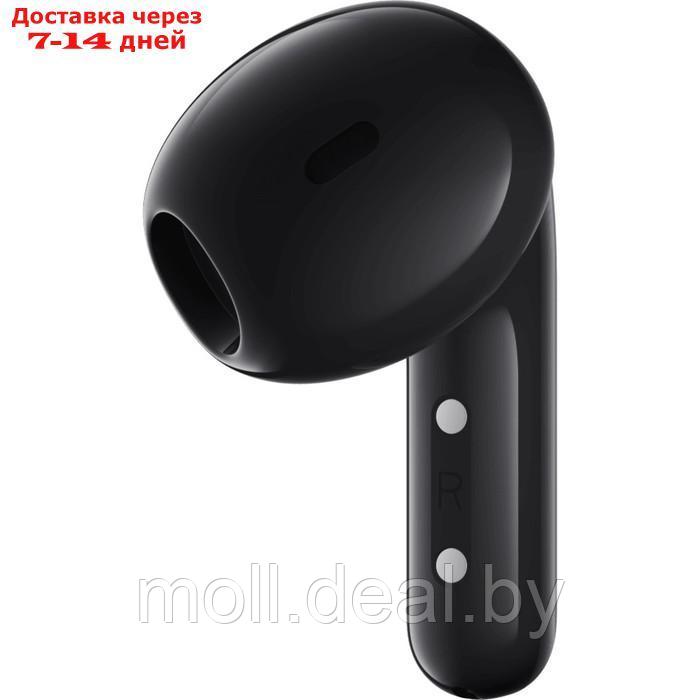 Наушники Xiaomi Redmi Buds 4 Lite (BHR7118GL), беспроводные, вкладыши,BT 5.3, 320мАч, черные - фото 3 - id-p223968456