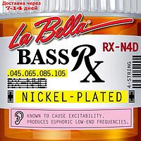 Струны для бас-гитары La Bella RX-N4D RX Nickel 45-105