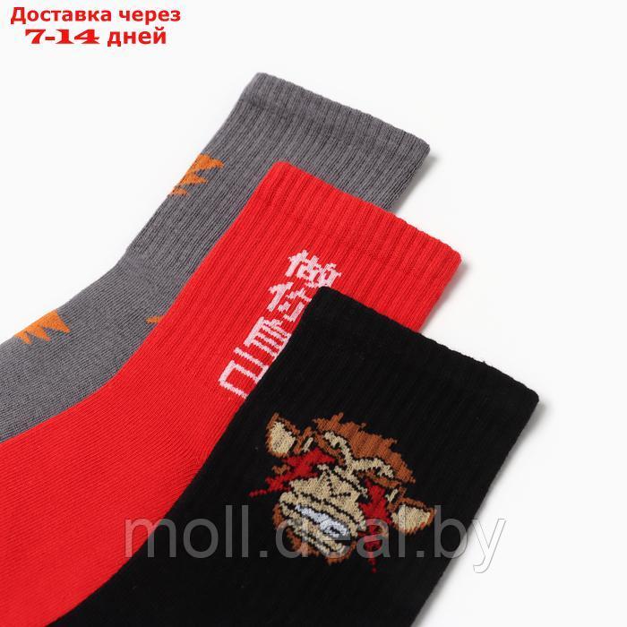 Подарочный набор термос и носки 3 пары KAFTAN "Медведь", р. 37-39 (23-25 см) - фото 4 - id-p223994015