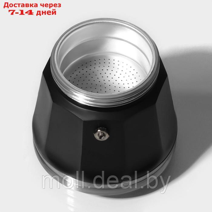 Подарочный набор для кофе Blackout, кофеварка на 6 чашек и капучинатор, цвет чёрный - фото 5 - id-p223994025