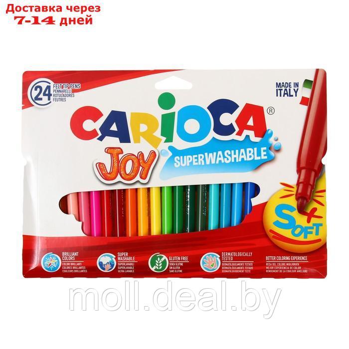 Фломастеры 24 цвета Carioca Joy 2.6мм, картонный конверт 40532/24 - фото 1 - id-p223970616