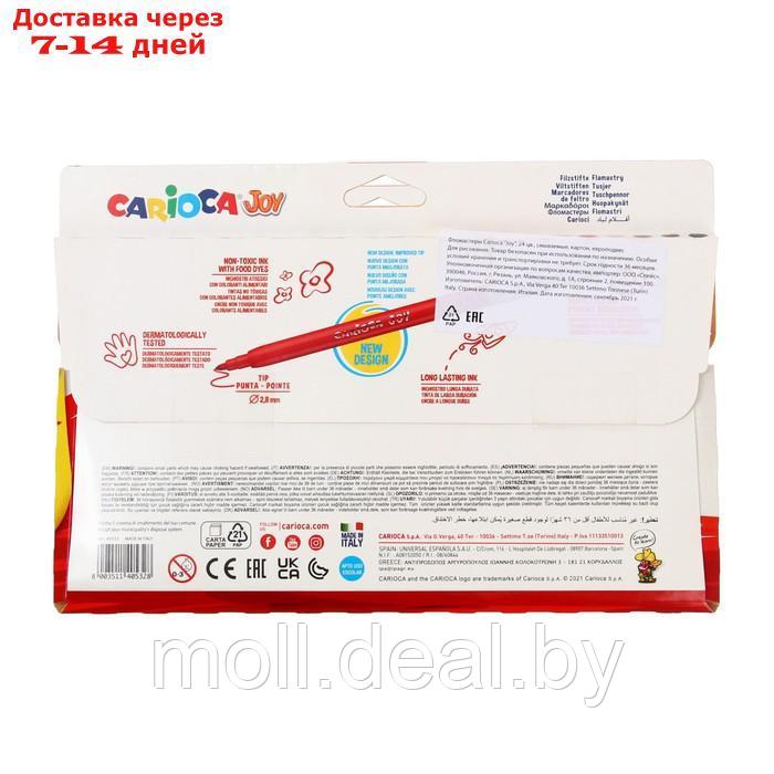 Фломастеры 24 цвета Carioca Joy 2.6мм, картонный конверт 40532/24 - фото 2 - id-p223970616