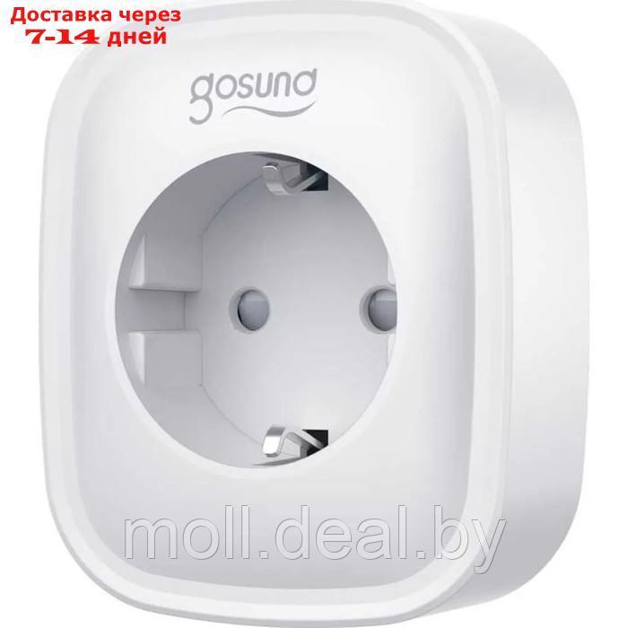 Умная розетка Gosund Smart Plug SP1, Wi-Fi, 16А, расписание, таймер, огнеупорная - фото 1 - id-p223973976