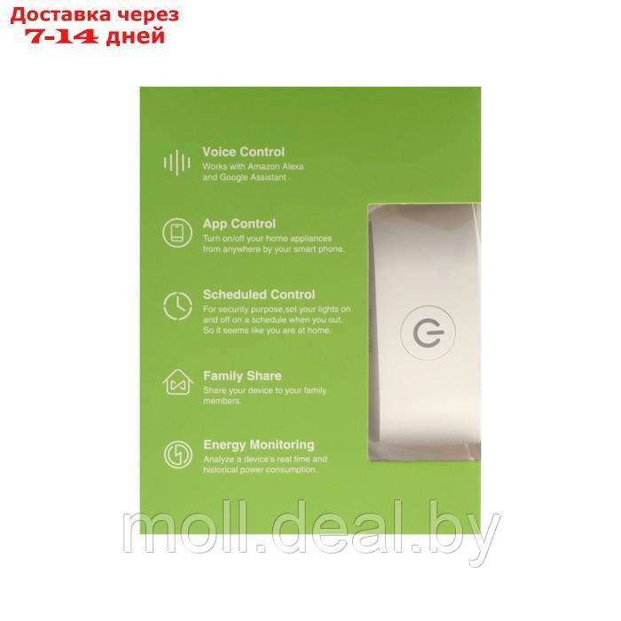 Умная розетка Gosund Smart Plug SP1, Wi-Fi, 16А, расписание, таймер, огнеупорная - фото 4 - id-p223973976