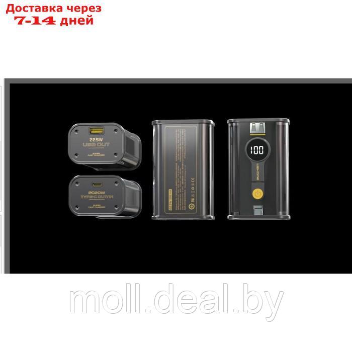Внешний аккумулятор BYZ W89, 10000 мАч, 1 Type-C, 1 USB, 22.5 Вт, 3 А, дисплей, PD, чёрный - фото 8 - id-p223993147