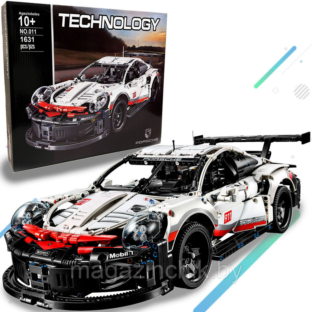 Конструктор Porsche 911 RSR, 011 / 011, Лего Техник 42096 аналог