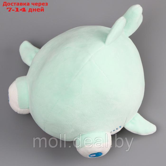 Мягкая игрушка "Акула" с большими глазами, 19 см, цвет бирюзовый - фото 6 - id-p223993200
