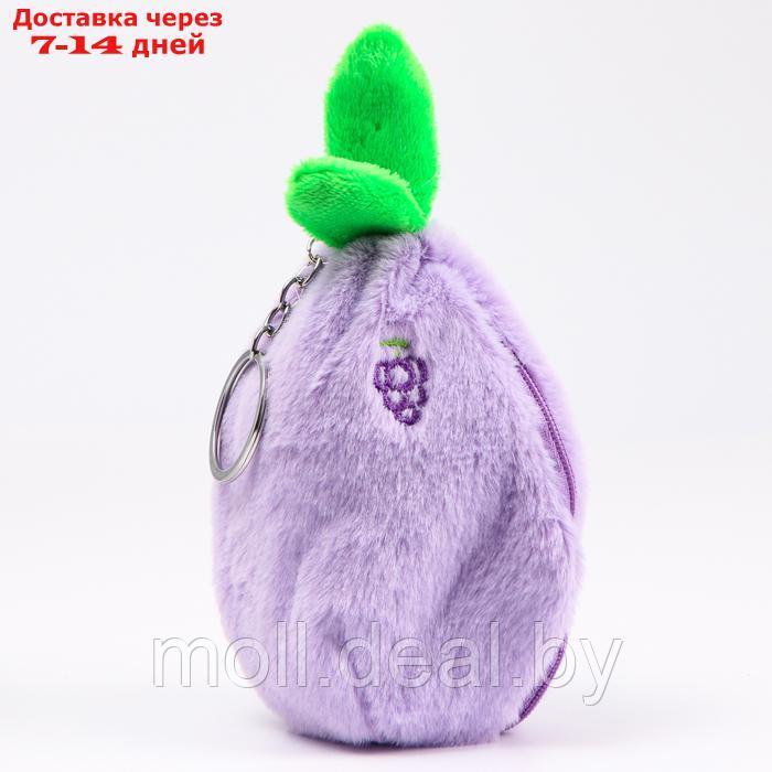 Мягкая игрушка "Зайка-виноград" на брелоке, 11 см - фото 1 - id-p223993201