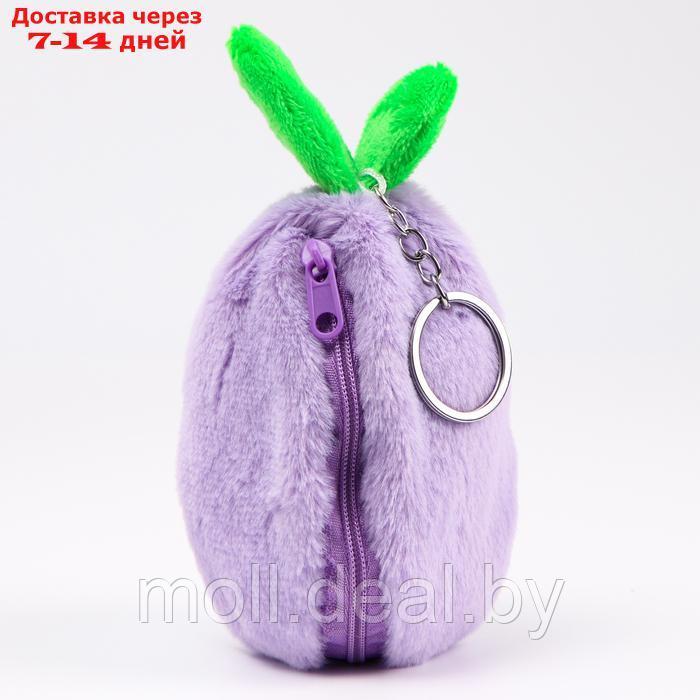 Мягкая игрушка "Зайка-виноград" на брелоке, 11 см - фото 3 - id-p223993201