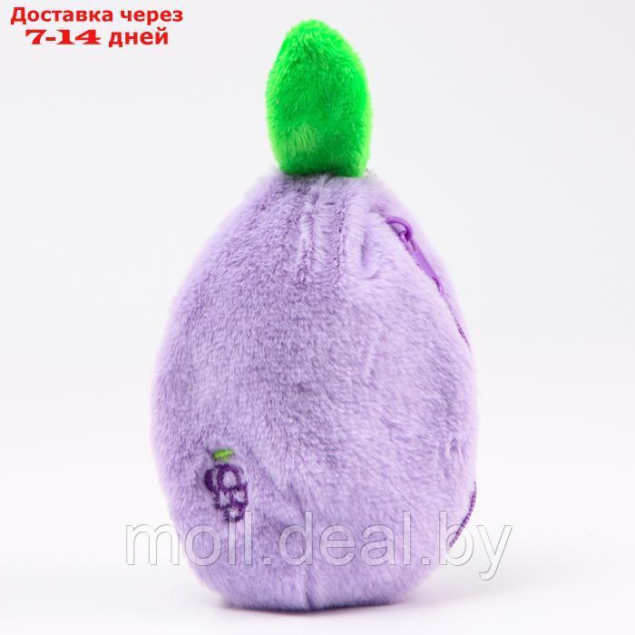 Мягкая игрушка "Зайка-виноград" на брелоке, 11 см - фото 4 - id-p223993201