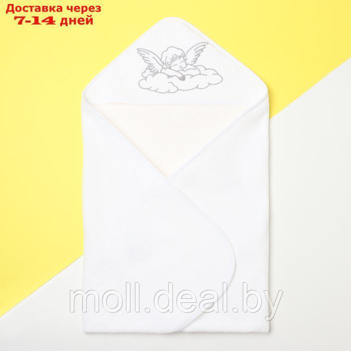 Полотенце крестильное с вышивкой "Ангел", 75х75 см, 100% хлопок - фото 1 - id-p223993217