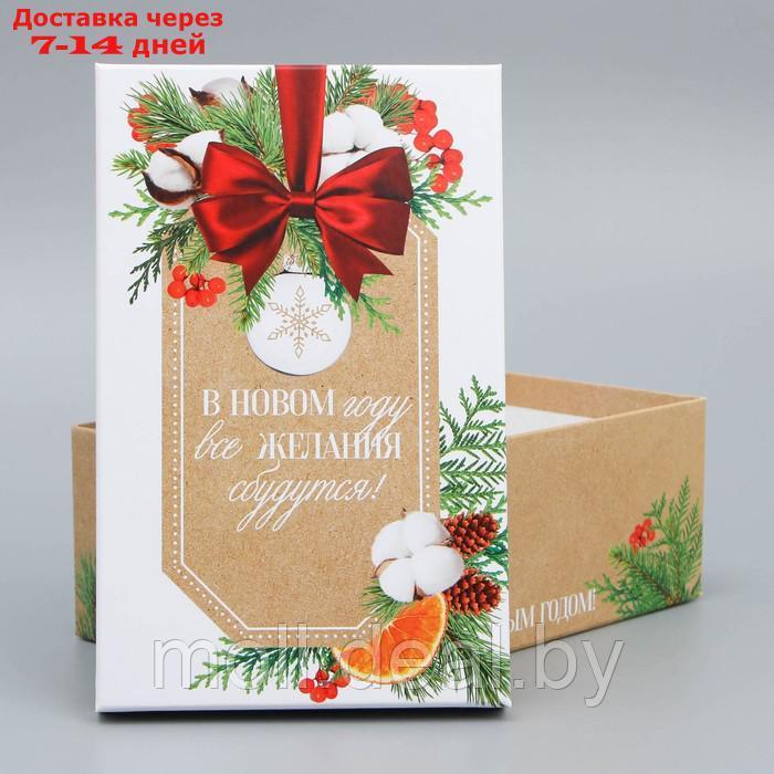 Набор подарочных коробок 5 в 1 "Новогодний", 22 х 14 х 8.5 32.5 х 20 х 12.5 см - фото 6 - id-p223985476