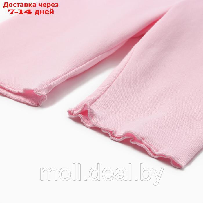 Комплект для девочки (футболка и велосипедки) MINAKU, цвет розовый, рост 110 см - фото 2 - id-p223993266
