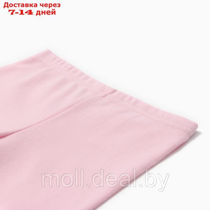 Комплект для девочки (футболка и велосипедки) MINAKU, цвет розовый, рост 110 см - фото 10 - id-p223993266