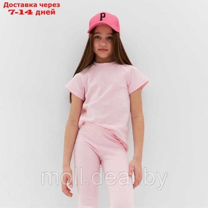 Комплект для девочки (майка и велосипедки) MINAKU, цвет розовый, рост 98 см - фото 3 - id-p223993271