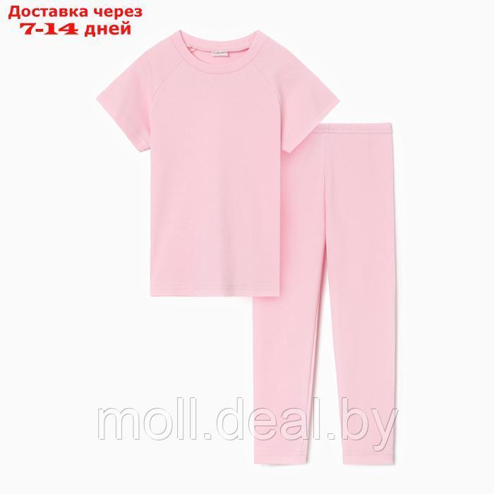 Комплект для девочки (майка и велосипедки) MINAKU, цвет розовый, рост 98 см - фото 7 - id-p223993271