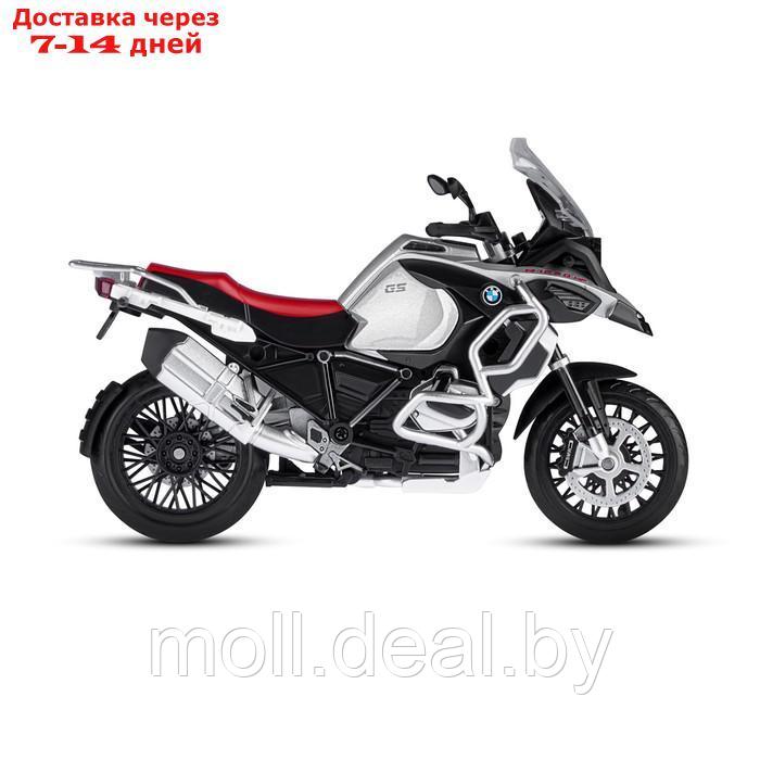 Модель мотоцикла металл BMW R1250 GS Adventure 1:12, серебр., св. ход колес, JB1251615 - фото 3 - id-p223993274