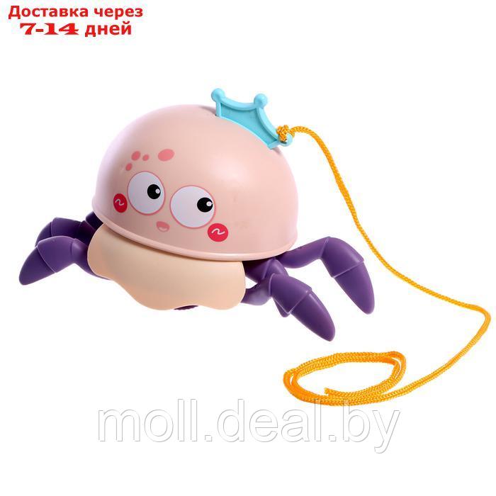 Заводная игрушка "Крабик", водоплавающая, цвет МИКС - фото 2 - id-p223993295