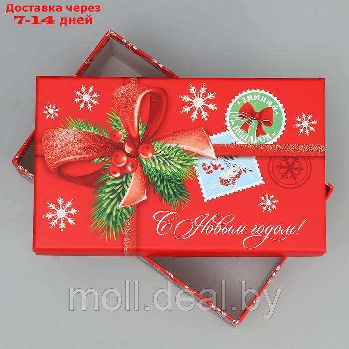 Набор коробок подарочных 15 в 1 "Новогодняя почта", 12 х 7 х 4 см - 46.5 х 30 х 17.5 см - фото 3 - id-p223990582