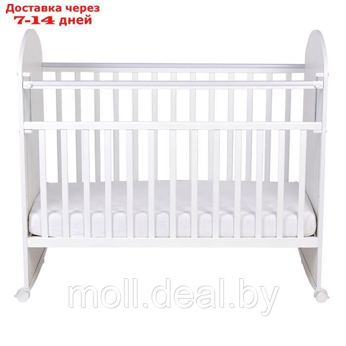 Кроватка детская Фея 701 Звездное сияние, белый - фото 5 - id-p223993316