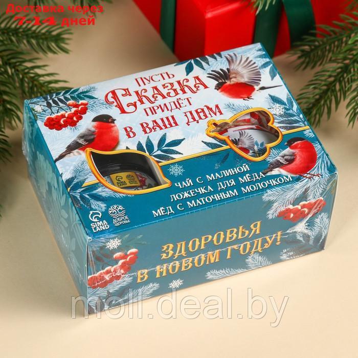 Подарочный набор мёд "Пусть сказка придёт": алтайский мёд с маточным молоком 240 г., ягодно-травяной чай с - фото 5 - id-p223990875