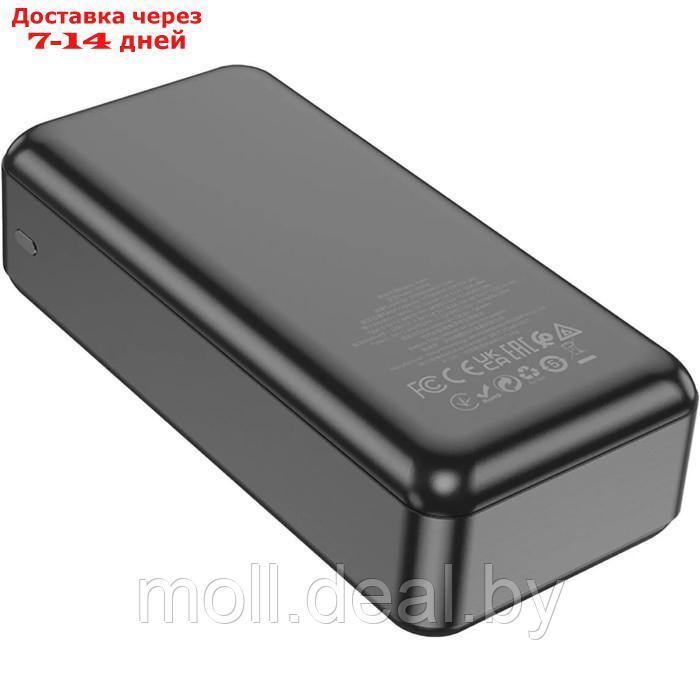Внешний аккумулятор Hoco J101B, 30000 мАч, USB/Type-C, 3 A, чёрный - фото 2 - id-p223992402