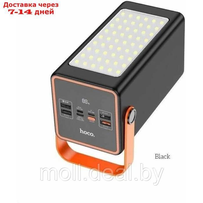 Внешний аккумулятор Hoco J107, 90000 мАч, 2USB/Type-C, 22.5W, 3 А, фонарик, чёрный - фото 3 - id-p223992408