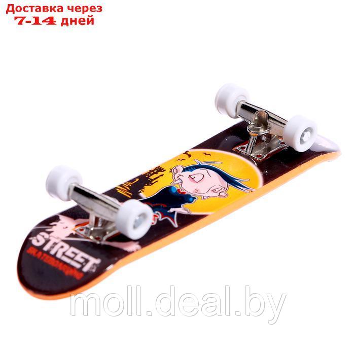 Набор фингербордов "Уличный скейтер", 4 штуки, цвет МИКС - фото 8 - id-p223993453