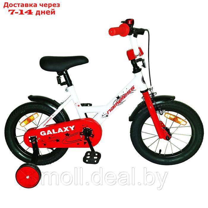 Велосипед 16" Nameless GALAXY, белый/красный