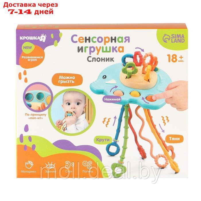 Сенсорная игрушка для малышей "Слоник", цвет МИКС - фото 2 - id-p223993521