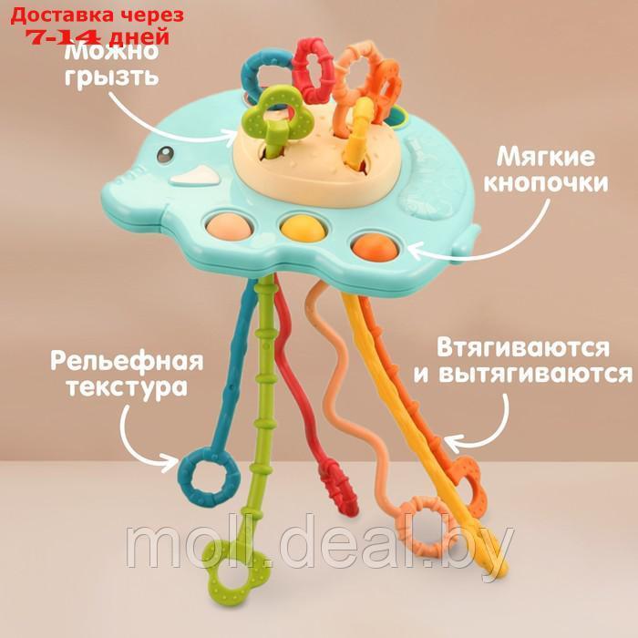 Сенсорная игрушка для малышей "Слоник", цвет МИКС - фото 3 - id-p223993521