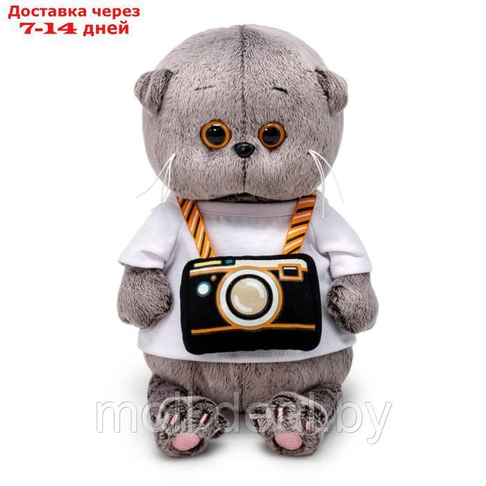 Мягкая игрушка Басик Baby с фотоаппаратом, 20 см - фото 1 - id-p223991111