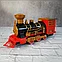 Игрушечный набор железная дорога с дымом c подсветкой и звуком Trains GD-209A, фото 4