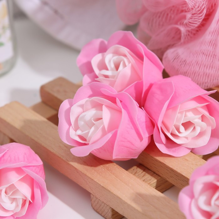 Розы мальные бело-розовые, набор 81 шт - фото 2 - id-p224020540