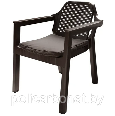Набор мебели EASY COMFORT (диван, 2 кресла, стол), коричневый - фото 3 - id-p213564104