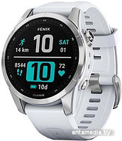 Умные часы Garmin Fenix 7S 42 мм (серебристый/белый)