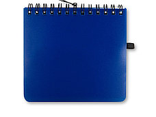Блокнот А6 Журналист с ручкой, синий, фото 3
