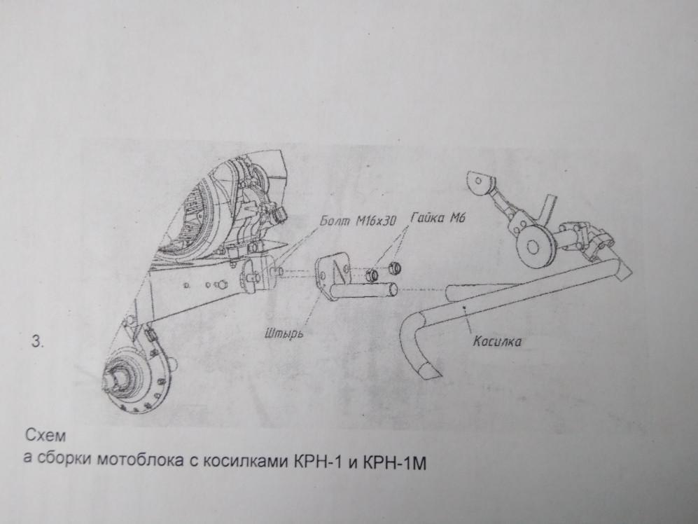 Комплект установки косилки и снегоуборочной приставки на мотоблок Нева МБ-2 Мультиагро - фото 5 - id-p224022737