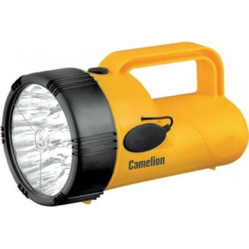 Camelion LED29314 (фонарь аккум. 220В, желтый, 19 LED, 4В 2,3А-ч, пластик, коробка) - фото 1 - id-p224026006
