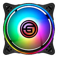 Вентилятор для корпуса 12F6 GINZZU RGB 120мм 1200rpm 15Db разъем питания-управления 6-pin (для внешнего