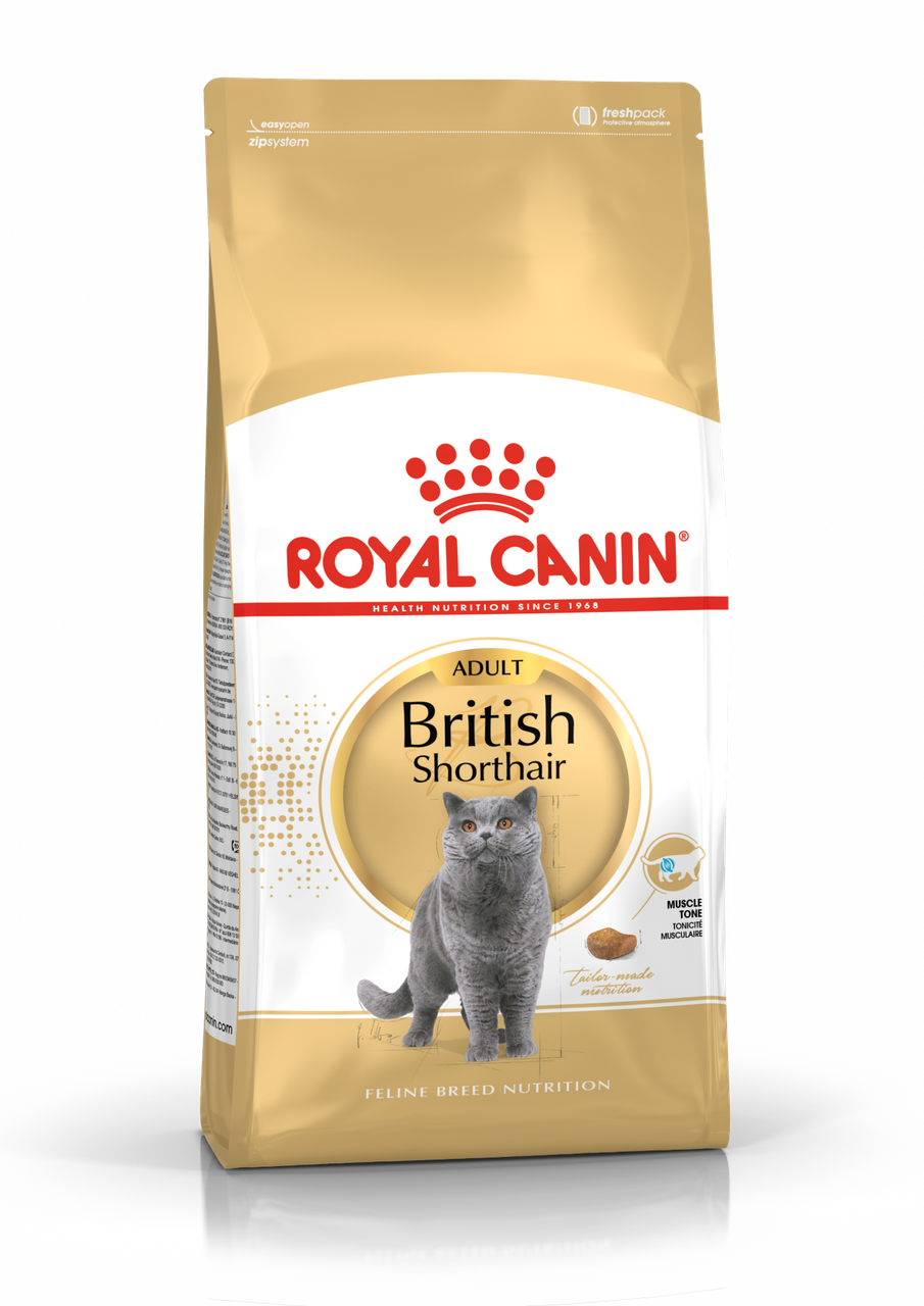 Сухой корм Royal Canin British Short Adult для взрослых британских короткошерстных кошек 400гр.