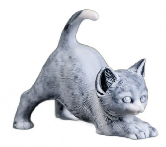 Сувенир из мраморной крошки Sima-Land 9*5*7 см, «Котенок играет»