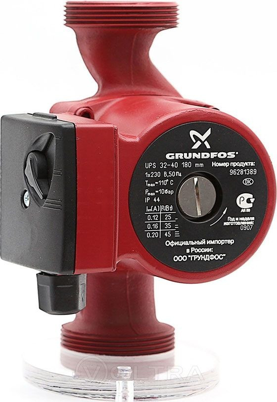 Насос циркуляционный GRUNDFOS UPS 32-40 \45Вт\ для систем отопления и кондиционирования - фото 2 - id-p224028890