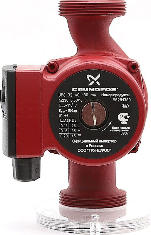 Насос циркуляционный GRUNDFOS UPS 32-40 \45Вт\ для систем отопления и кондиционирования - фото 1 - id-p224028890