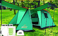 Палатка 4-х местная  MirCamping 230*(100+90+230)*175 см, арт. KRT-103