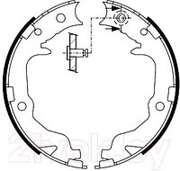 Тормозные колодки Bosch 0986487766