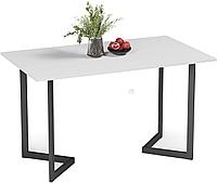 Кухонный стол Soma Miata 120x70 (белый/черный)