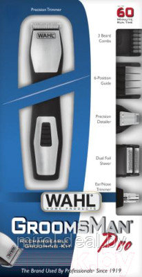 Машинка для стрижки волос Wahl GroomsMan Pro / 9855-1216 - фото 2 - id-p224034392
