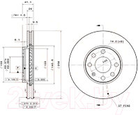 Тормозной диск Brembo 09762814